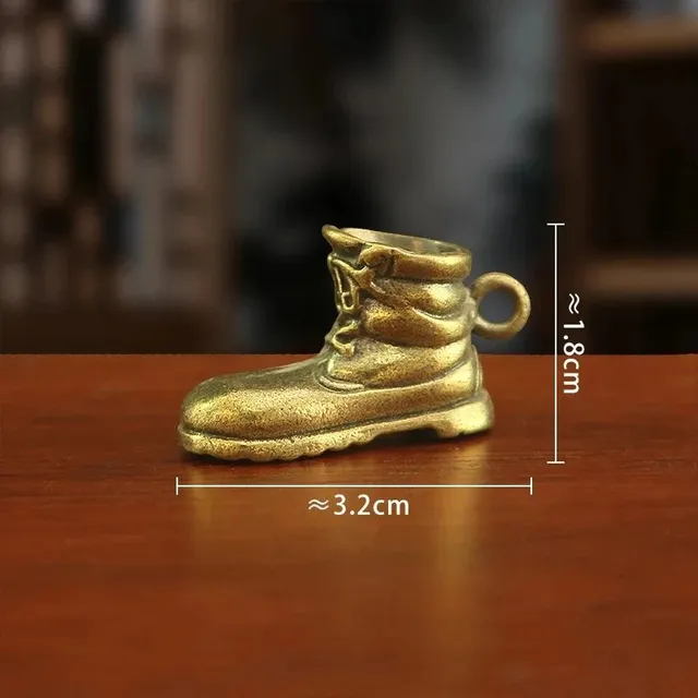 Jordan Boot Figurine Brass Miniature