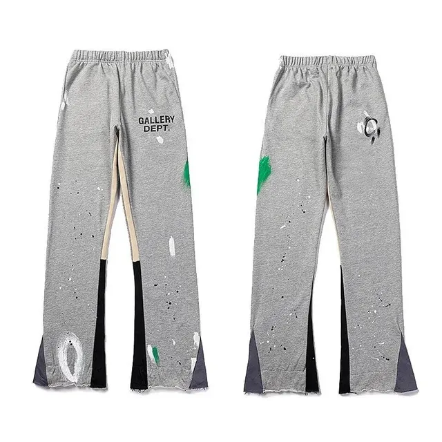 Paint Splatter Joggers Gallery Dept. Logo Print