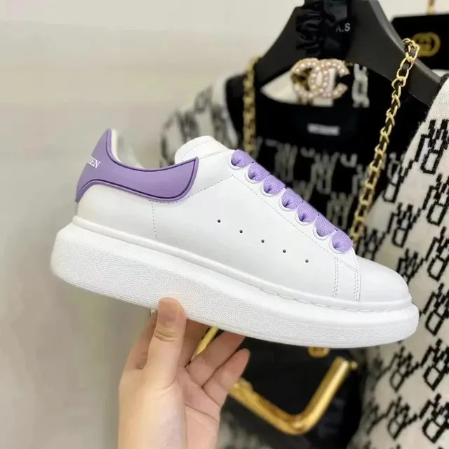 Alexander McQueen Oversized Sneaker White Purple