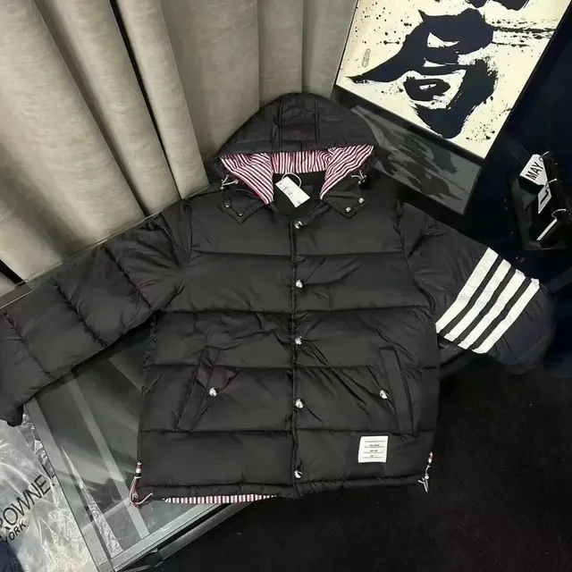 Thom Browne Puffer Jacket Four-Bar Stripe