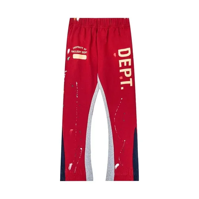 Paint Splatter Sweatpants Gallery Dept. Logo