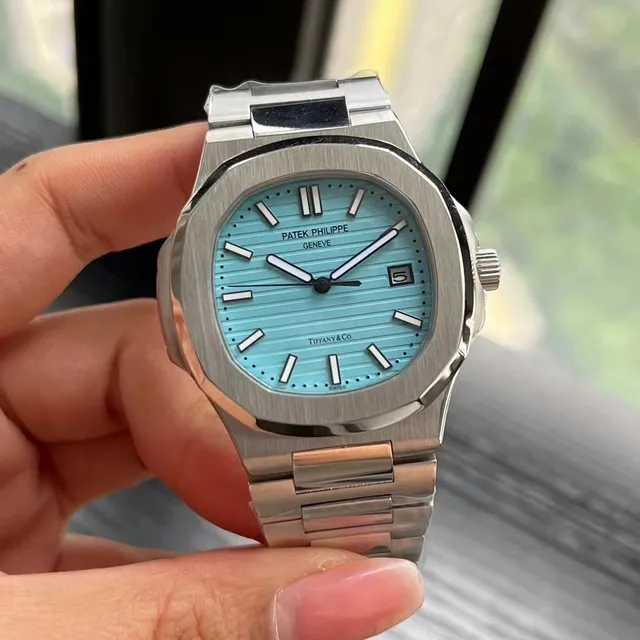 Patek Philippe × Tiffany & Co. Nautilus Tiffany Blue Dial
