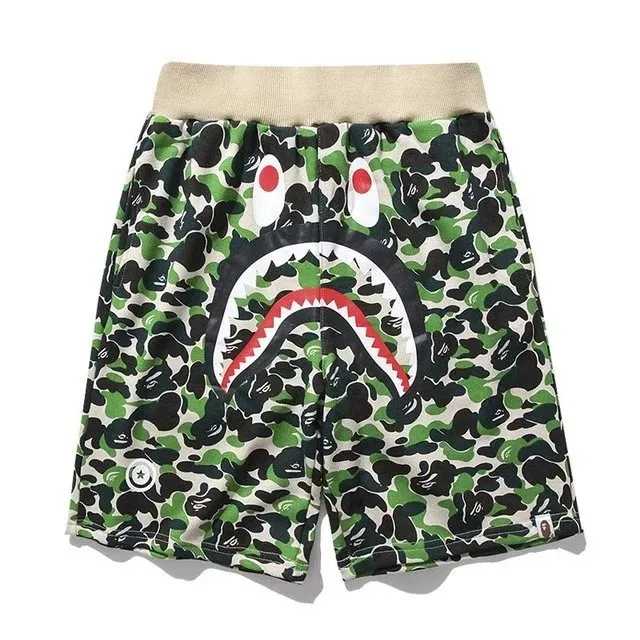 BAPE Shark Shorts Camo Shark