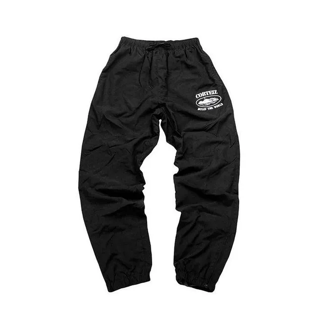 Corteiz Track Pants Rules The World Logo