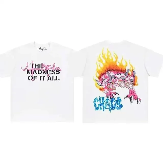 Travis Scott × Saint Michael Graphic Tee The Madness of It All