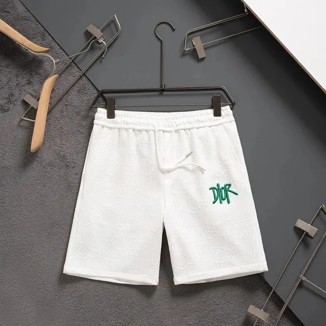 Dior Embroidered Logo Shorts