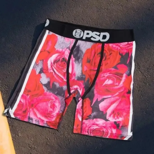 PSD Boxer Briefs Rose Print