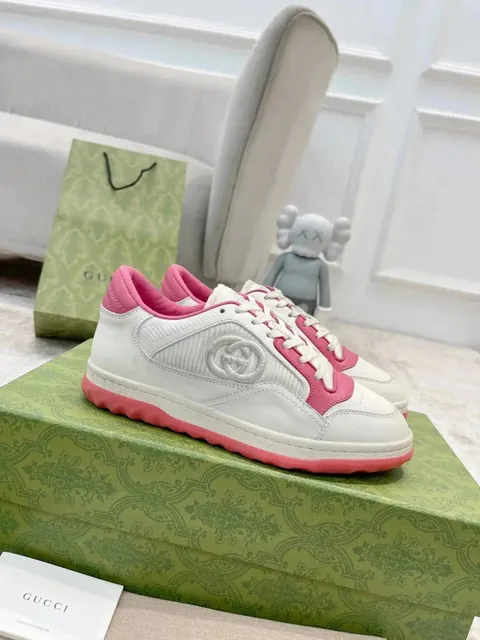 Gucci Horsebit 1955 Sneaker White and Pink