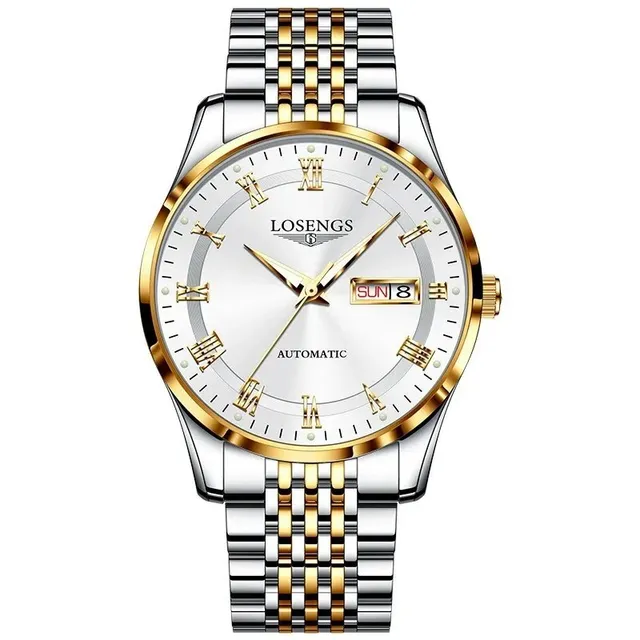 Rolex Automatic Watch Two-Tone Roman Numeral