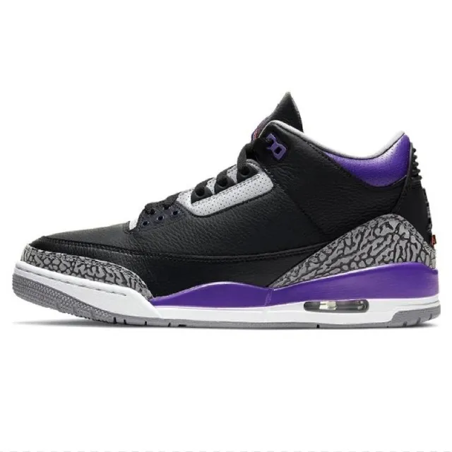 Air Jordan 3 Black Purple