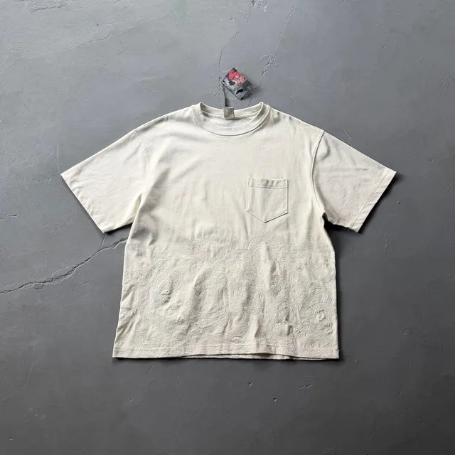 Balenciaga Pocket T-Shirt Embroidered Graphic
