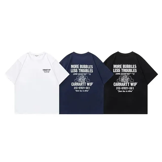 Carhartt WIP Graphic T-Shirt More Bubbles Less Troubles