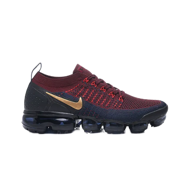 Nike Air VaporMax Burgundy and Navy