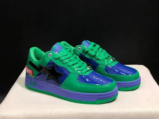 BAPE Shark Air Force 1 Marvel Hulk