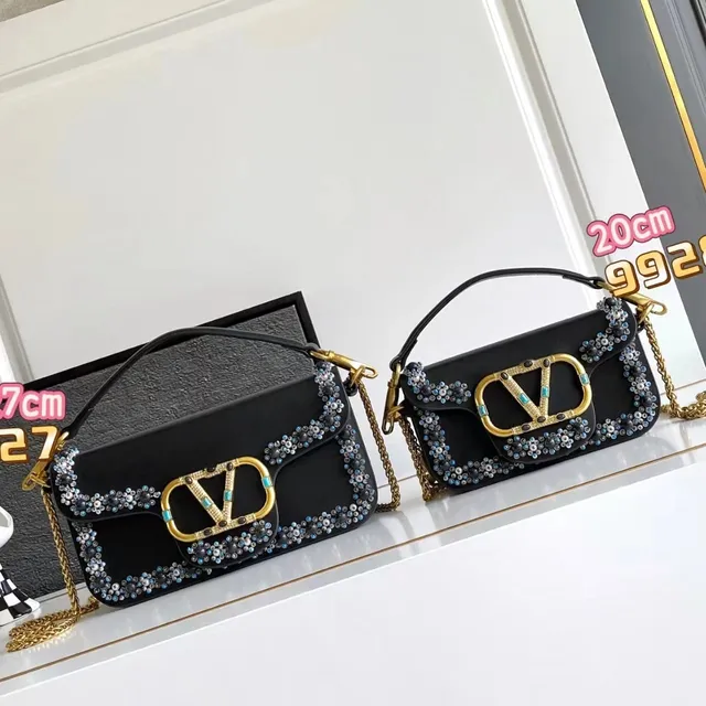 Valentino VLogo Bag Crystal-Embellished