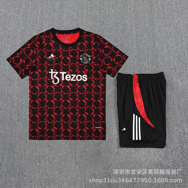 Adidas Manchester United Training Kit Geometric Print