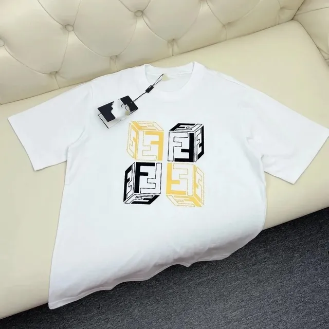 Fendi T-Shirt FF Cube Logo