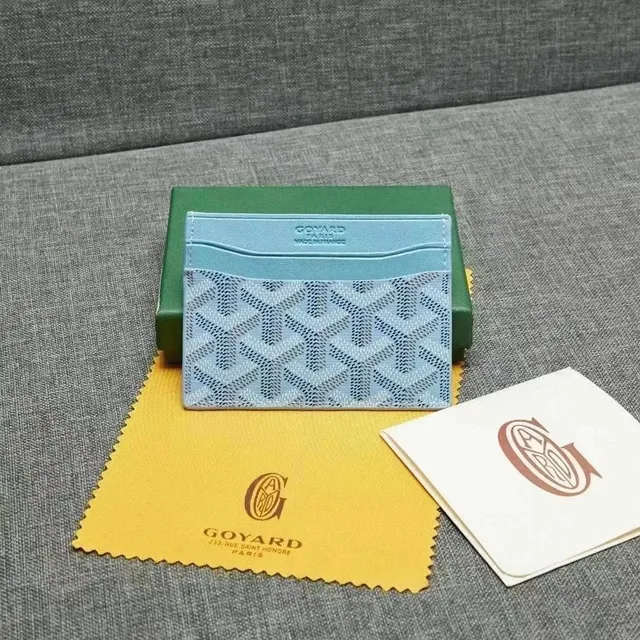 Goyard Card Holder Goyardine Canvas