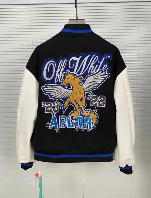 Off-White Varsity Jacket '22 '23 Abloh Winged Horse