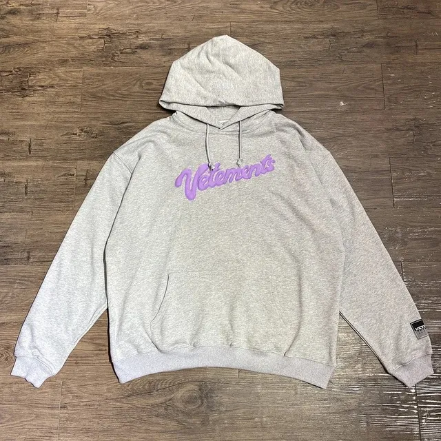 Vetements Hoodie Purple Logo