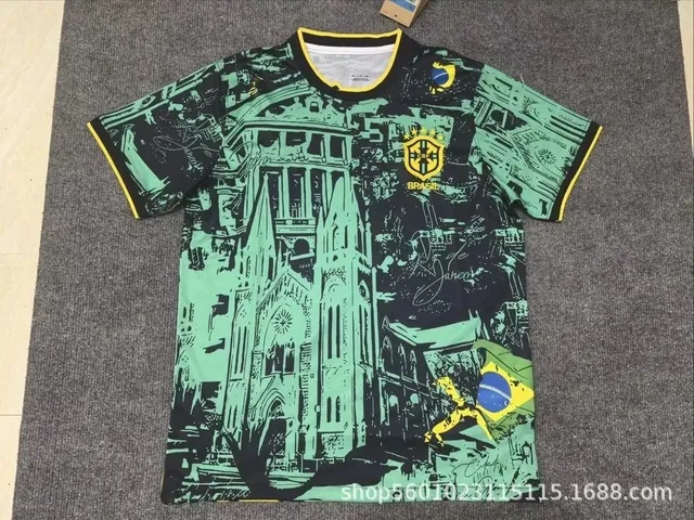 Nike Brazil National Team Jersey Rio de Janeiro Graphic