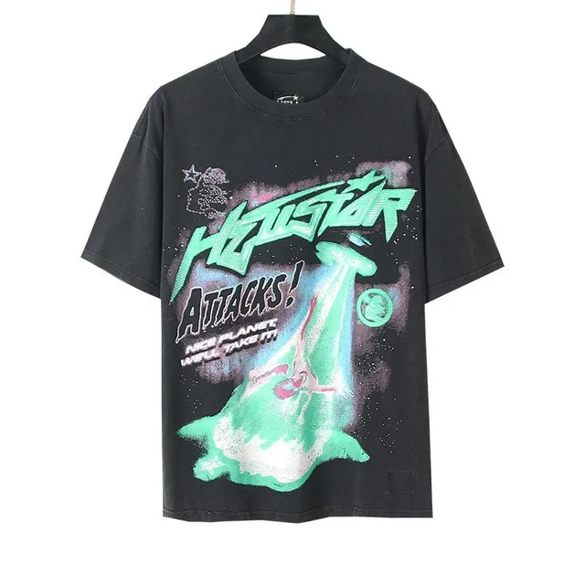 Hellstar Graphic Tee Alien Attack Print