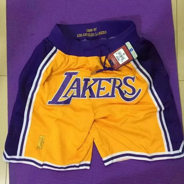 NBA Lakers Mesh Shorts 1996-97 Throwback