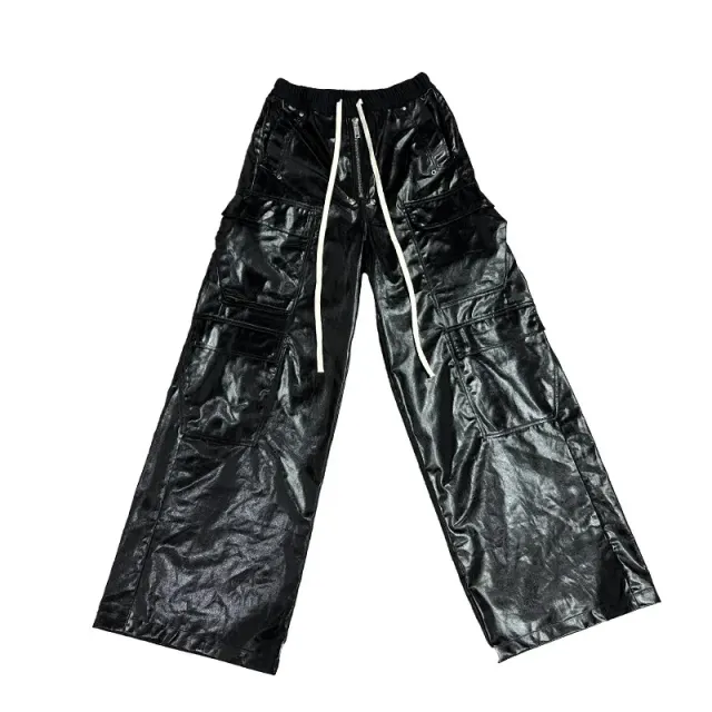 Rick Owens Cargo Pants Glossy Vinyl