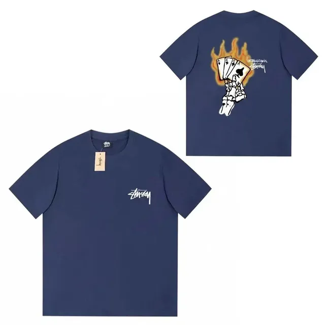 Stüssy Graphic T-Shirt Four Aces Flame