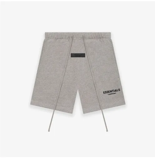 Fear of God Essentials Drawstring Shorts Heather Grey