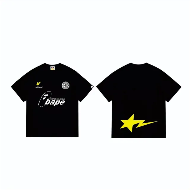 BAPE × Fragment Design Graphic Tee World Gone Mad