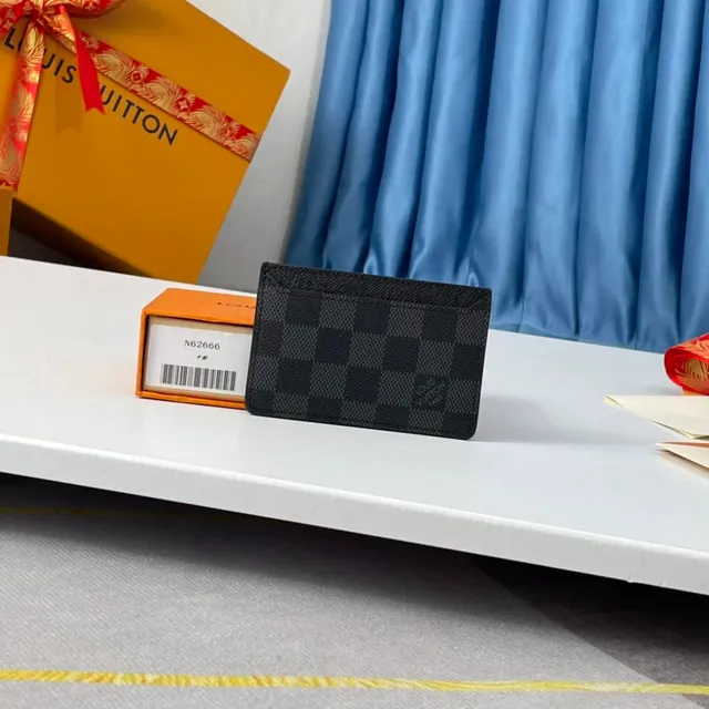 Louis Vuitton Card Holder Damier Graphite Black