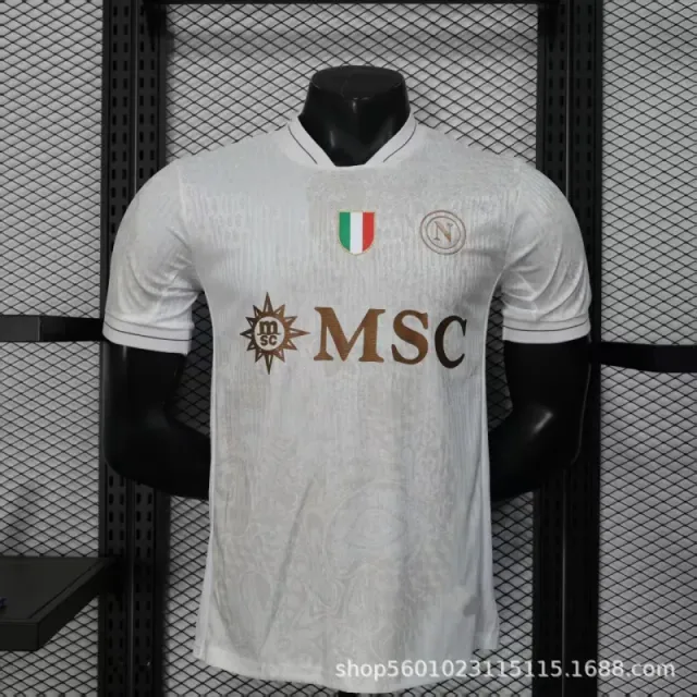 Emporio Armani SSC Napoli Jersey White Home