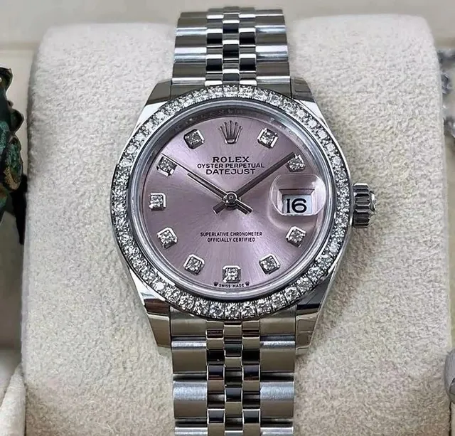 Rolex Oyster Perpetual Datejust Diamond Bezel and Hour Markers