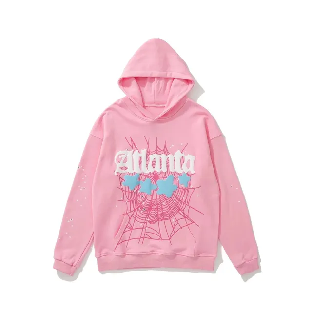 Hoodie Atlanta Spiderweb Print