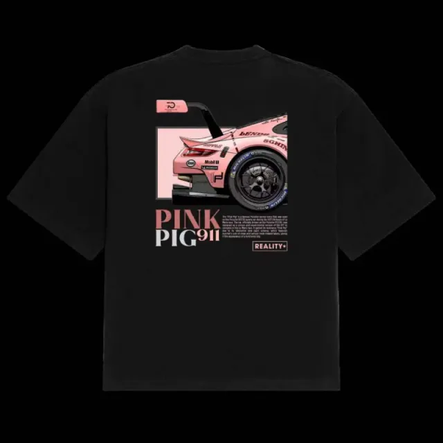Palace Graphic T-Shirt Pink Pig 911 Print