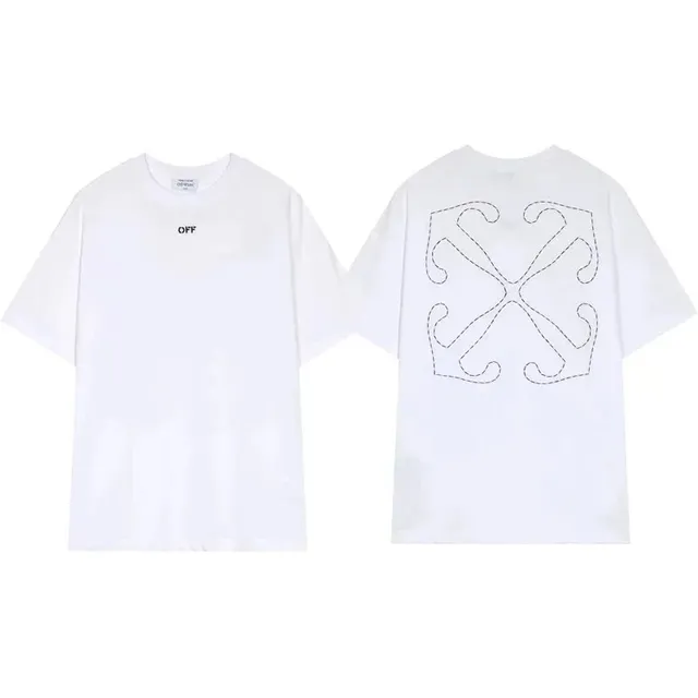 Off-White T-Shirt Diag Stitch