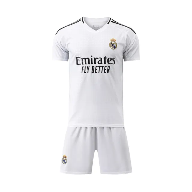 Adidas Real Madrid Home Kit Emirates Fly Better