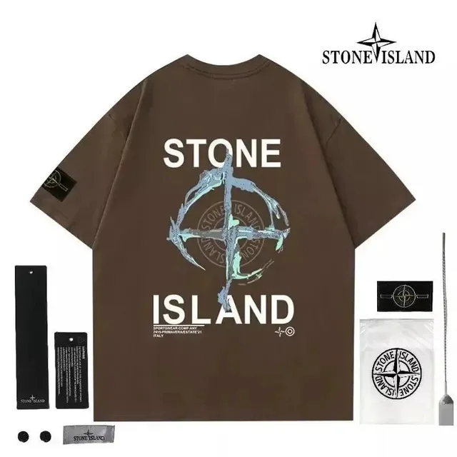 Stone Island Graphic T-Shirt Compass Logo