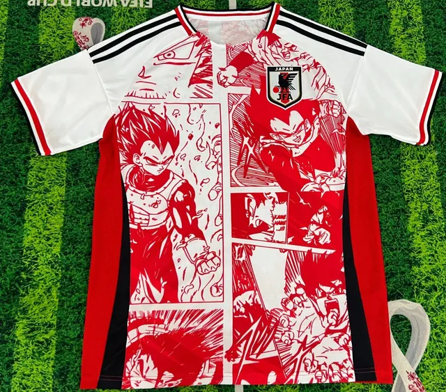 Adidas Japan National Team Jersey Dragon Ball Manga Print