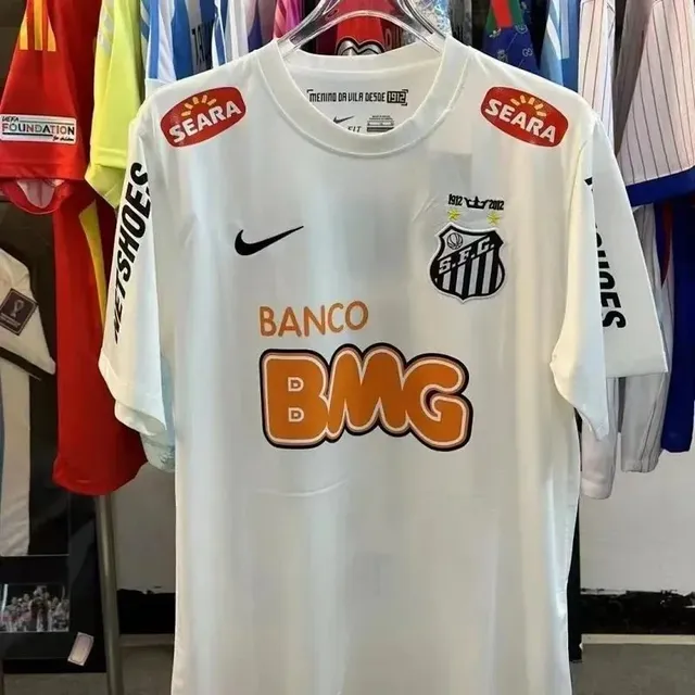 Nike Santos FC Home Jersey 2022 BMG Sponsor