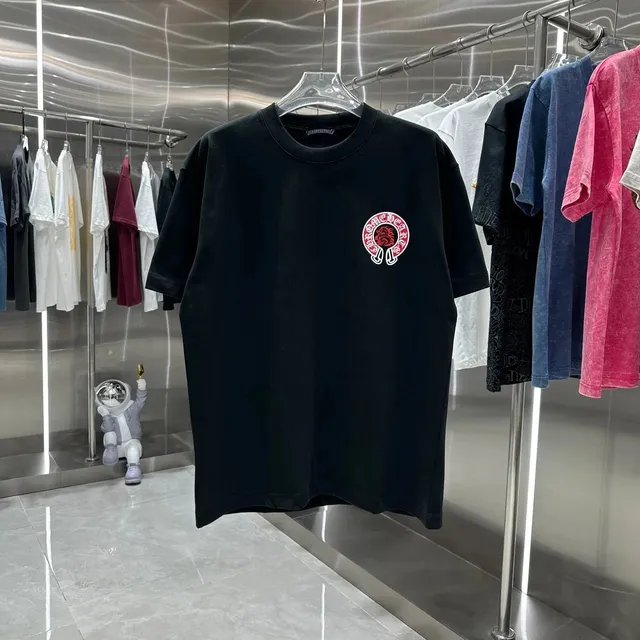 Chrome Hearts T-Shirt Red Dragon Logo