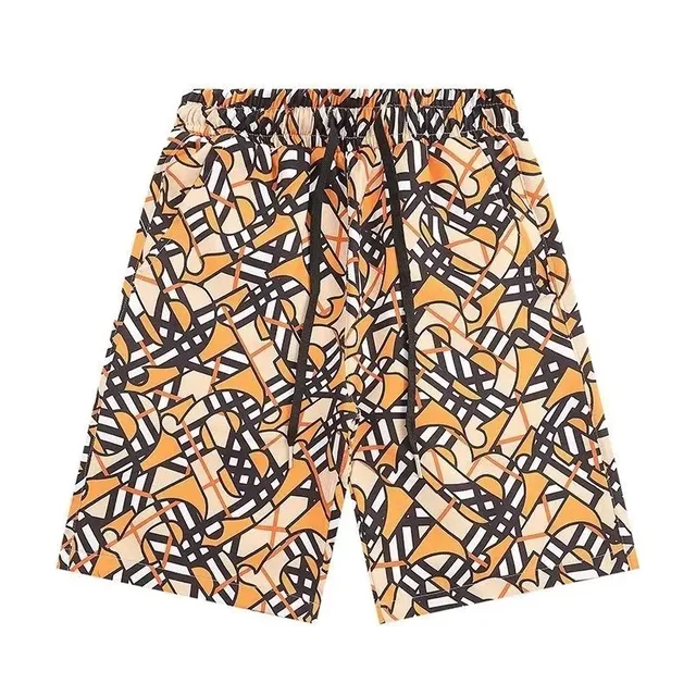 Burberry Printed Shorts Check and Horn Motif