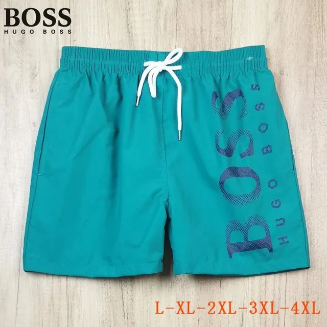 Hugo Boss Swim Shorts Logo Print