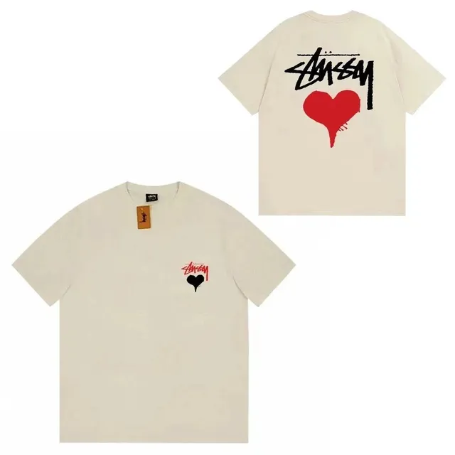 Stüssy Heart Logo Tee Red Heart