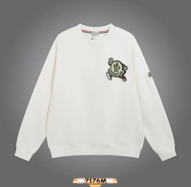 Moncler Crewneck Sweatshirt Embroidered Logo