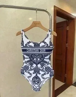 Dior Swimsuit Baroque Print