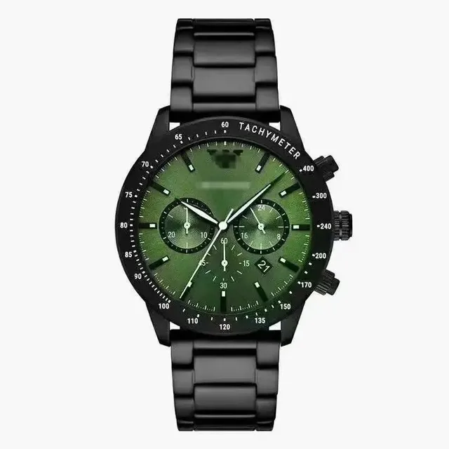 Armani Exchange Chronograph Watch Olive Green Dial