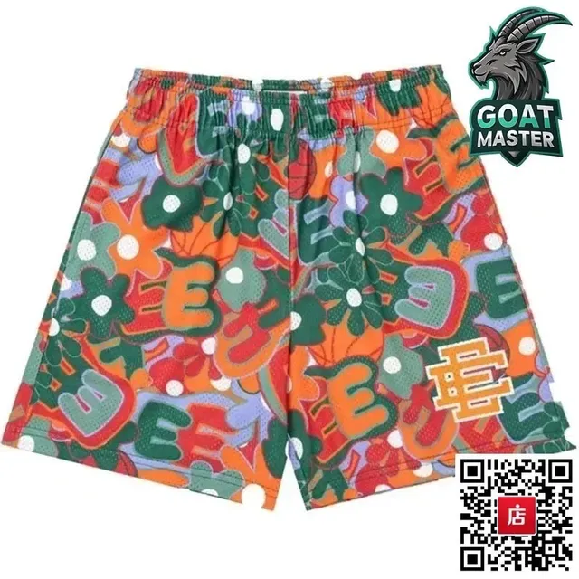 Printed Shorts Floral Graphic