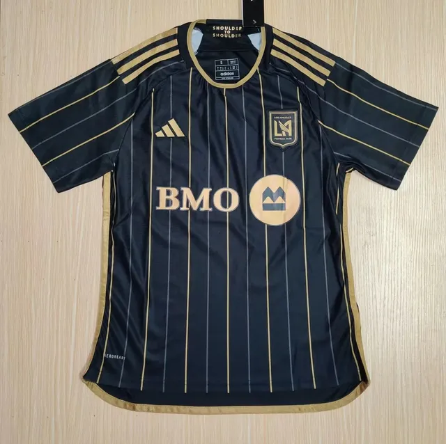 Adidas LAFC Home Jersey Black Gold Stripes